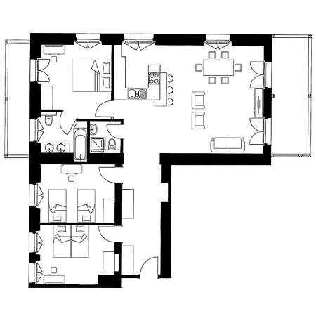 Luxury Apartment, Panoramic Mountain Views, 5 Star Facilities - 3 Bedroom Apartment *