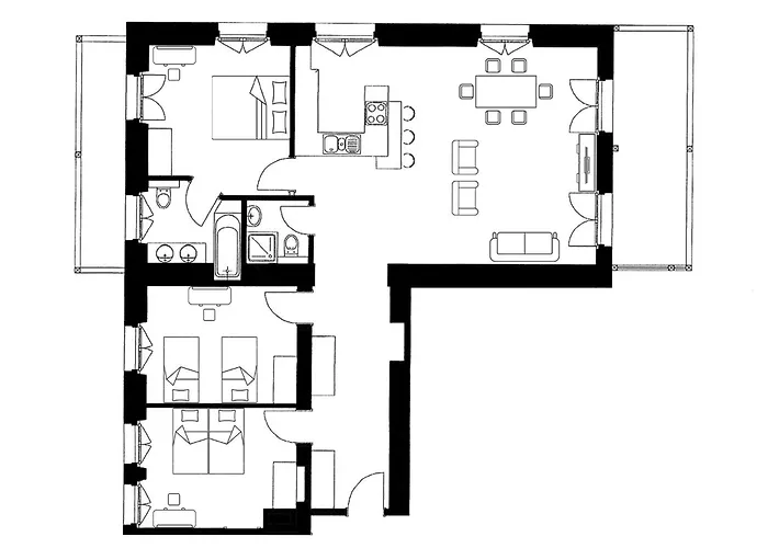 Luxury Apartment, Panoramic Mountain Views, 5 Star Facilities - 3 Bedroom Appartement *